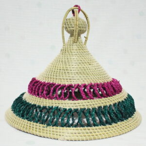 Basotho Hat / Mokorotlo Red Green